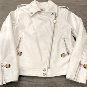 Lola and Boys Faux Leather jacket Size 8